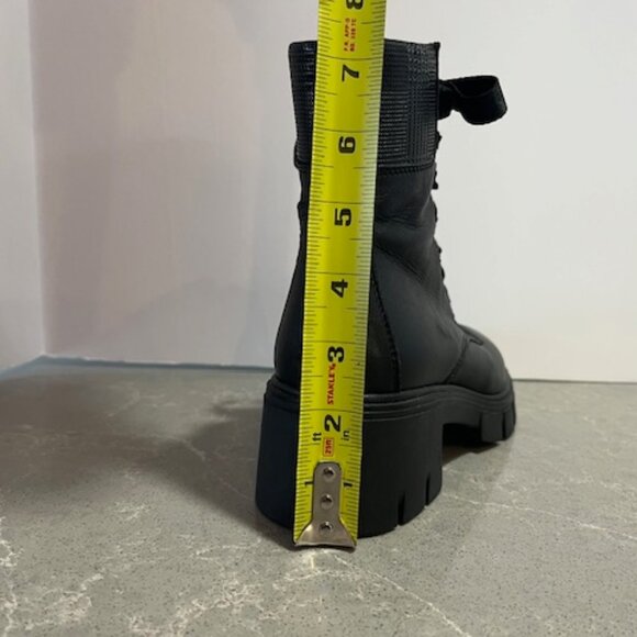 DL SPORT, Black Leather Ankle Boots, Size 7 from Brown's - Picture 7 of 9